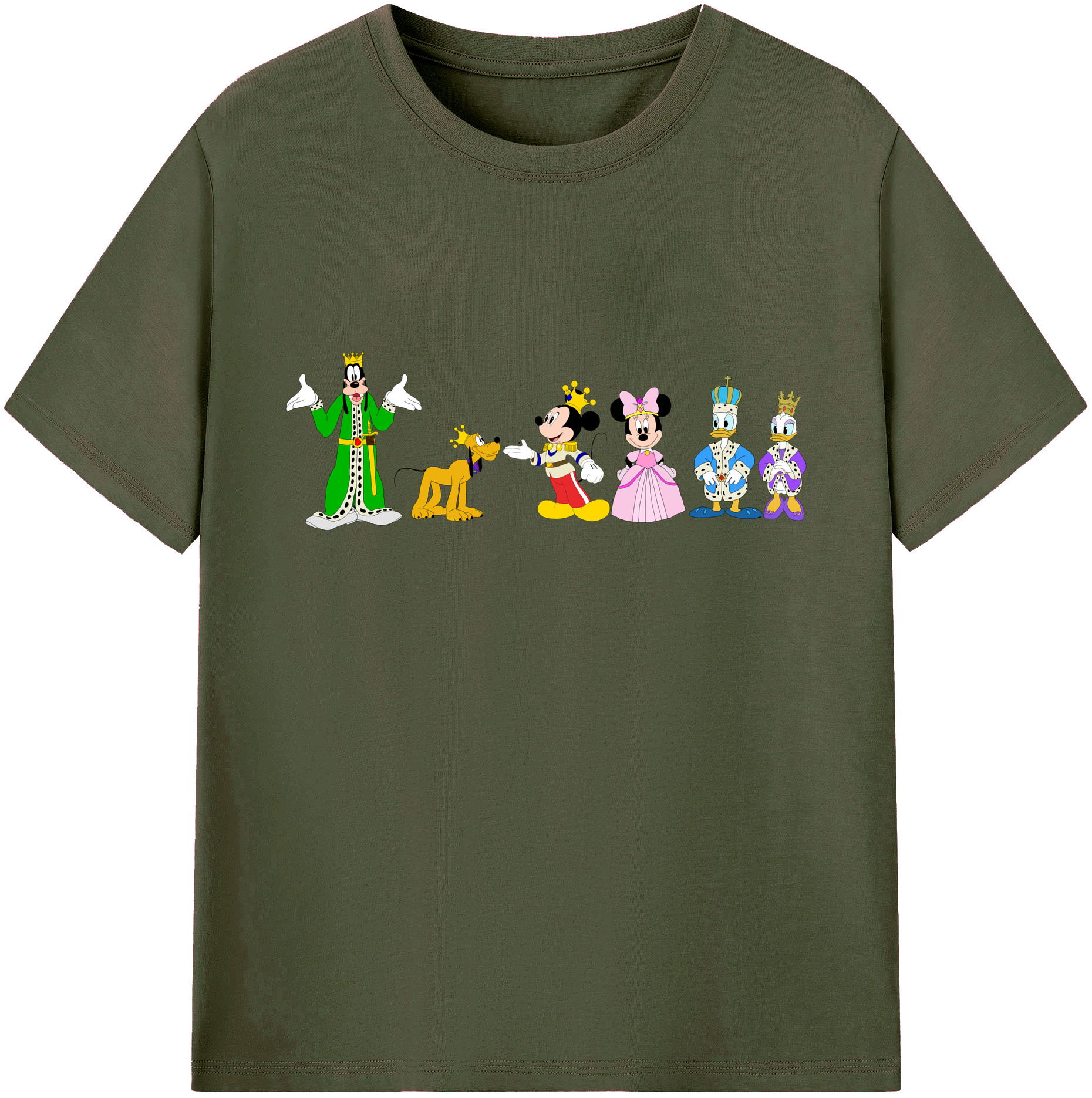 ミッキーマウス Mickey Mouse 綿100％ メンズ半袖Tシャツ｜肌触りやわらか＆通気性